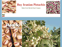 Tablet Screenshot of pistachio-iran.com